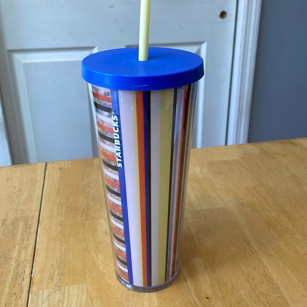 Starbucks 24 oz cup. STRIPES!!!